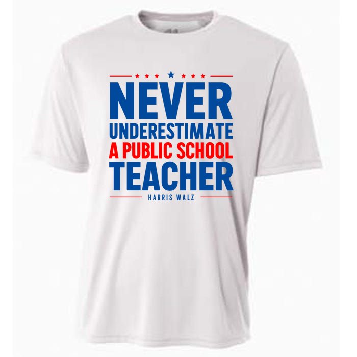 Teachers For Kamala Harris Tim Walz 2024 Madam President Cooling Performance Crew T-Shirt