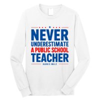 Teachers For Kamala Harris Tim Walz 2024 Madam President Long Sleeve Shirt