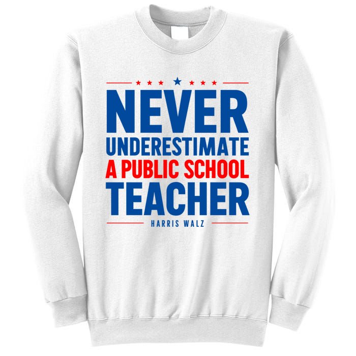 Teachers For Kamala Harris Tim Walz 2024 Madam President Sweatshirt