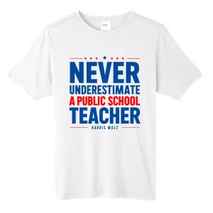 Teachers For Kamala Harris Tim Walz 2024 Madam President Tall Fusion ChromaSoft Performance T-Shirt