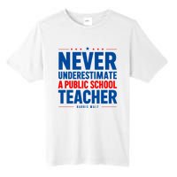 Teachers For Kamala Harris Tim Walz 2024 Madam President Tall Fusion ChromaSoft Performance T-Shirt