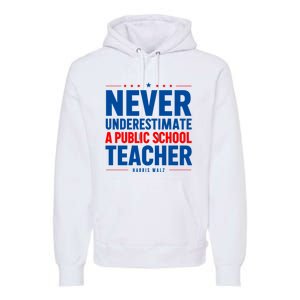 Teachers For Kamala Harris Tim Walz 2024 Madam President Premium Hoodie