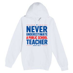 Teachers For Kamala Harris Tim Walz 2024 Madam President Premium Pullover Hoodie