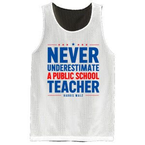 Teachers For Kamala Harris Tim Walz 2024 Madam President Mesh Reversible Basketball Jersey Tank