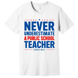 Teachers For Kamala Harris Tim Walz 2024 Madam President Premium T-Shirt