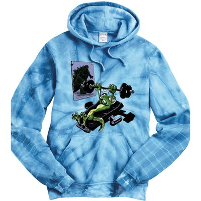 Training For Kaiju Tie Dye Hoodie