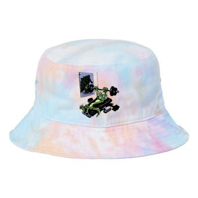 Training For Kaiju Tie Dye Newport Bucket Hat