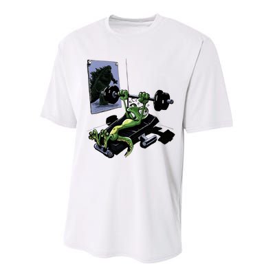 Training For Kaiju Performance Sprint T-Shirt