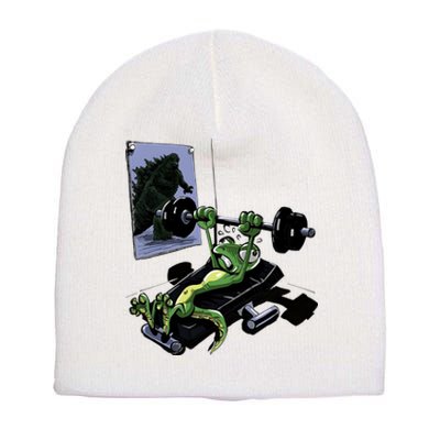 Training For Kaiju Short Acrylic Beanie