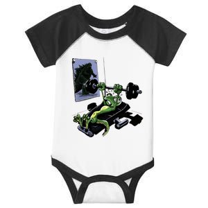 Training For Kaiju Infant Baby Jersey Bodysuit