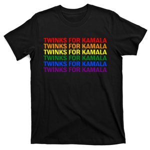 Twinks For Kamala Harris Lgbtq Pride Gay Lesbian Rights T-Shirt