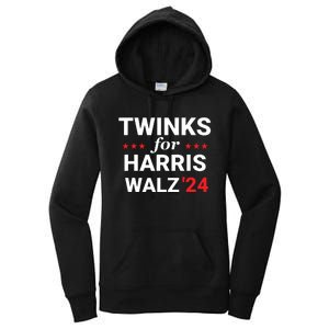 Twinks For Kamala Harris Tim Waltz 2024 Women's Pullover Hoodie