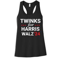 Twinks For Kamala Harris Tim Waltz 2024 Women's Racerback Tank