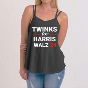 Twinks For Kamala Harris Tim Waltz 2024 Women's Strappy Tank