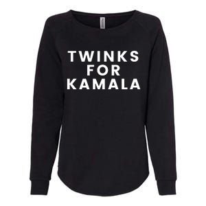 Twinks For Kamala Womens California Wash Sweatshirt