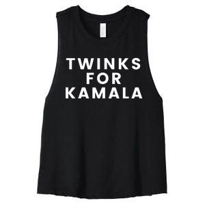 Twinks For Kamala Women's Racerback Cropped Tank