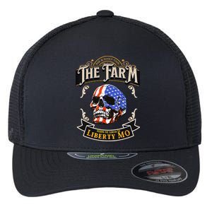 The Farm Liberty Missouri USA Bar Honkytonk American Skull Flexfit Unipanel Trucker Cap