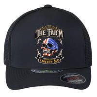 The Farm Liberty Missouri USA Bar Honkytonk American Skull Flexfit Unipanel Trucker Cap