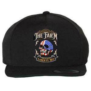 The Farm Liberty Missouri USA Bar Honkytonk American Skull Wool Snapback Cap