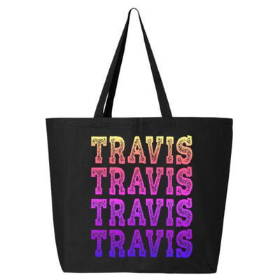 Travis First Last Family Named  Baby Birthday 25L Jumbo Tote