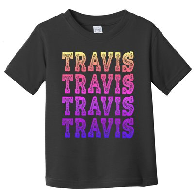 Travis First Last Family Named  Baby Birthday Toddler T-Shirt