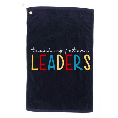 Teaching Future Leaders Gift For Teacher Golf Towel