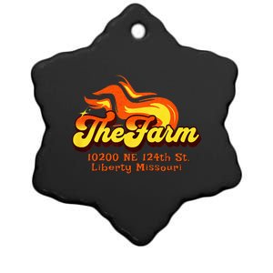 The Farm Liberty Missouri USA Bar Honky Tonk Music Ceramic Star Ornament