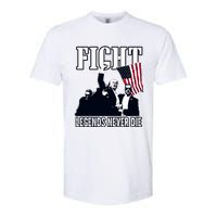 Trump Fight Legends Never Die Softstyle CVC T-Shirt