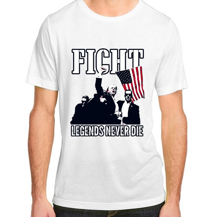 Trump Fight Legends Never Die Adult ChromaSoft Performance T-Shirt