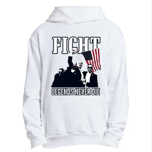 Trump Fight Legends Never Die Urban Pullover Hoodie