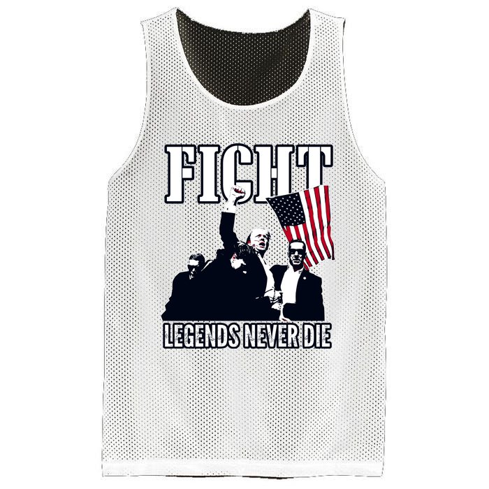 Trump Fight Legends Never Die Mesh Reversible Basketball Jersey Tank