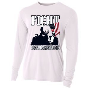 Trump Fight Legends Never Die Cooling Performance Long Sleeve Crew