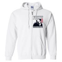 Trump Fight Legends Never Die Full Zip Hoodie