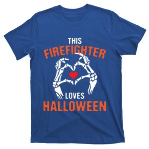 This Firefighter Loves Halloween Fire Scary Fire Marshal Meaningful Gift T-Shirt