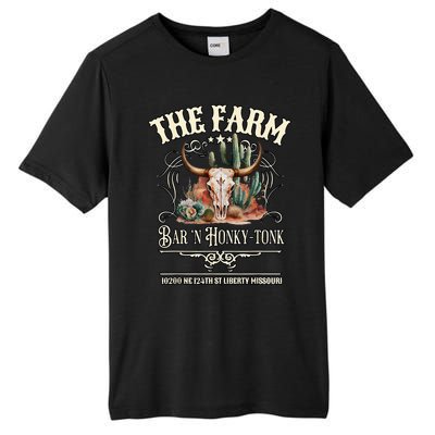 The Farm Liberty Missouri USA Bar Honkytonk Music Tall Fusion ChromaSoft Performance T-Shirt