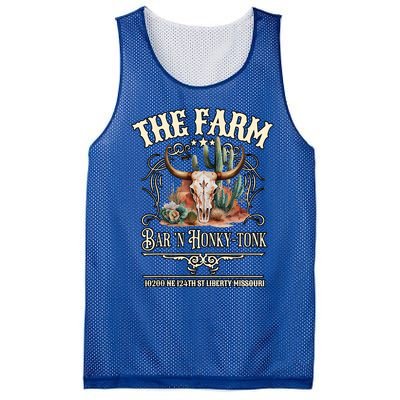 The Farm Liberty Missouri USA Bar Honkytonk Music Mesh Reversible Basketball Jersey Tank