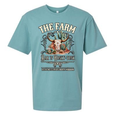 The Farm Liberty Missouri USA Bar Honkytonk Music Sueded Cloud Jersey T-Shirt