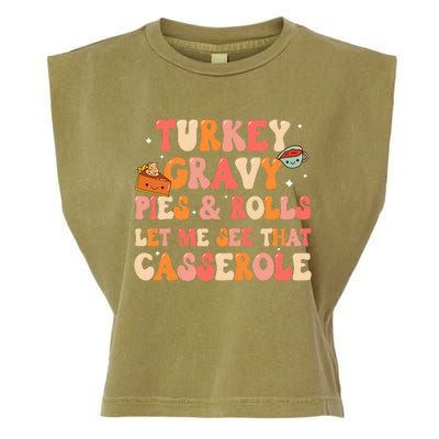 Thanksgiving Family Let Me See That Casserole Dinner Garment-Dyed Women's Muscle Tee