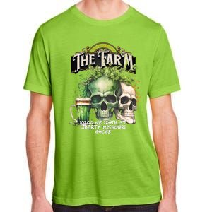 The Farm Liberty Missouri Bar Honkytonk Music St Pat Skull Adult ChromaSoft Performance T-Shirt