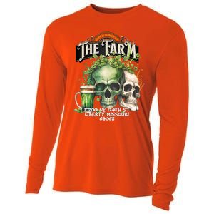 The Farm Liberty Missouri Bar Honkytonk Music St Pat Skull Cooling Performance Long Sleeve Crew