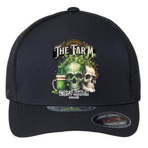 The Farm Liberty Missouri Bar Honkytonk Music St Pat Skull Flexfit Unipanel Trucker Cap