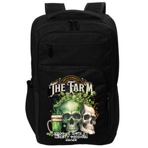 The Farm Liberty Missouri Bar Honkytonk Music St Pat Skull Impact Tech Backpack