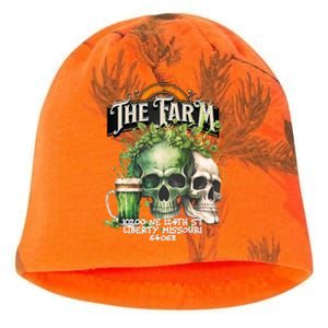 The Farm Liberty Missouri Bar Honkytonk Music St Pat Skull Kati - Camo Knit Beanie