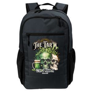 The Farm Liberty Missouri Bar Honkytonk Music St Pat Skull Daily Commute Backpack