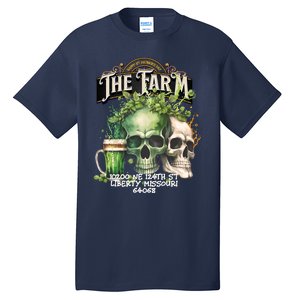 The Farm Liberty Missouri Bar Honkytonk Music St Pat Skull Tall T-Shirt