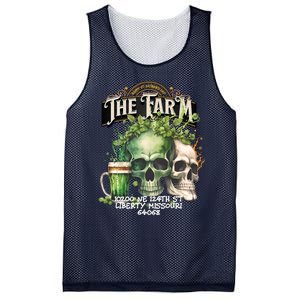 The Farm Liberty Missouri Bar Honkytonk Music St Pat Skull Mesh Reversible Basketball Jersey Tank