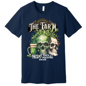 The Farm Liberty Missouri Bar Honkytonk Music St Pat Skull Premium T-Shirt