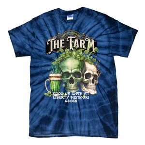 The Farm Liberty Missouri Bar Honkytonk Music St Pat Skull Tie-Dye T-Shirt