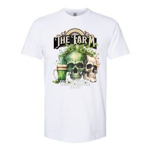 The Farm Liberty Missouri Bar Honkytonk Music St Pat Skull Softstyle CVC T-Shirt