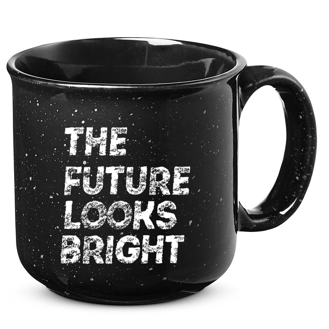 The Future Looks Bright 15oz Campfire Ceramic Mug